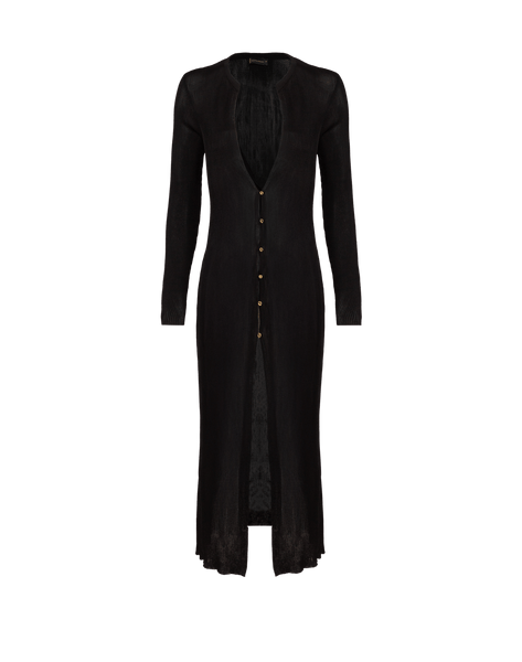 Knit Rosie Long Cardigan - Black