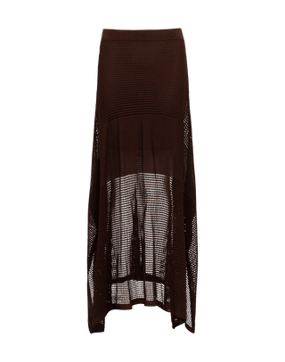 Knit Reese Long Skirt - Mocha XS