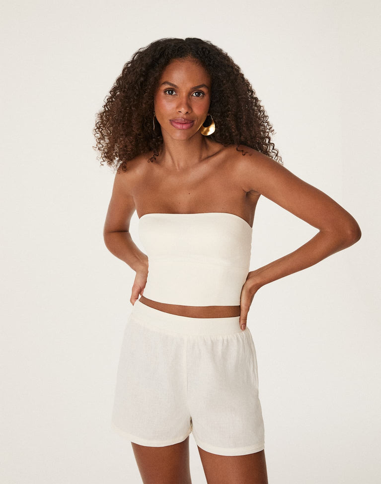 Jane Shorts - Off White XS