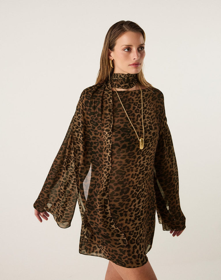 Tammy Short Cover Up - Pantherine XS