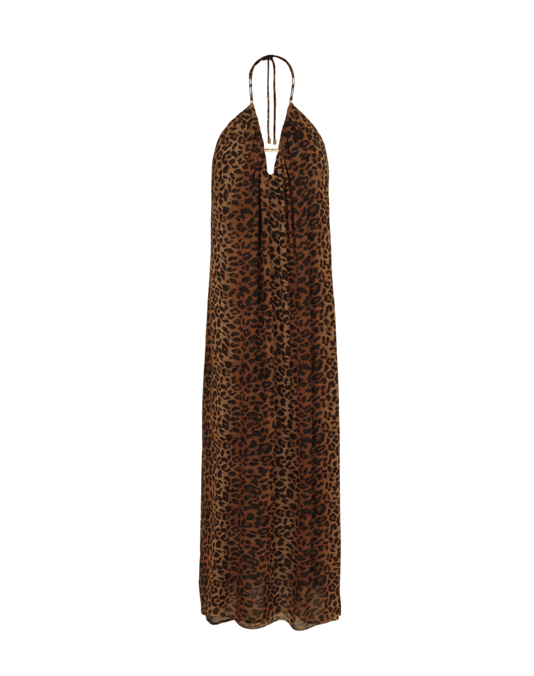 Women's Vix Paula Hermanny Tammy Long Dress - Pantherine - L Women's Vix Paula Hermanny Tammy Long Dress - Pantherine - L