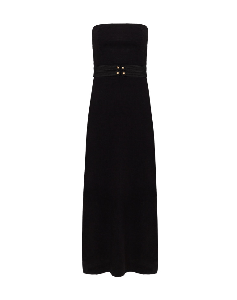 Lian Midi Dress - Black XS