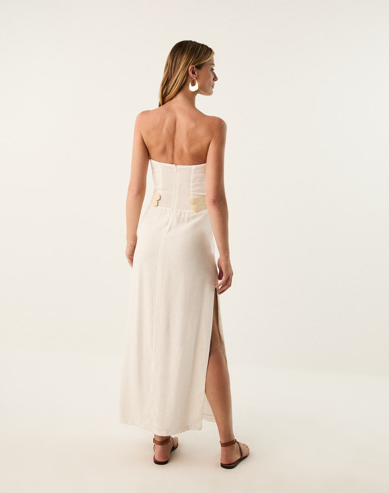 ViX Women's Lian Midi Dress - Off White