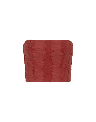 Lilia Strapless Top - Burgeon