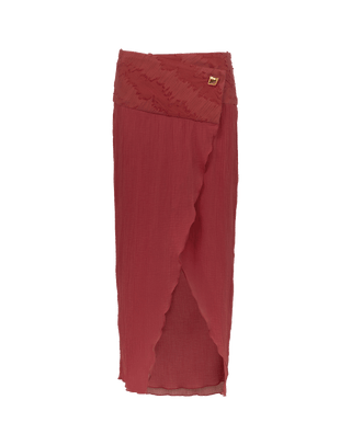 Lilia Midi Skirt - Burgeon XS