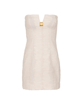 Lilia Short Dress - Natural