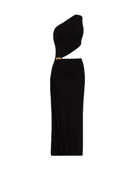 Women's Vix Paula Hermanny Tina Long Dress - Black Women's Vix Paula Hermanny Tina Long Dress - Black