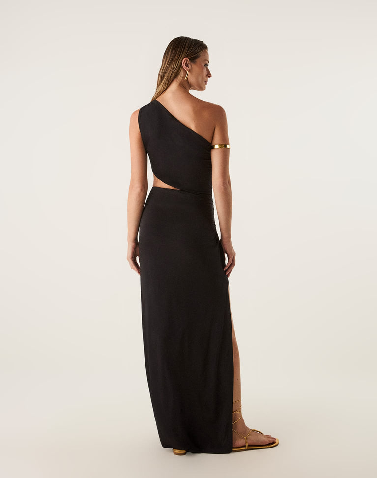 Tina Long Dress - Black XS