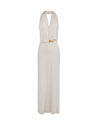 Rosana Long Dress - Off White