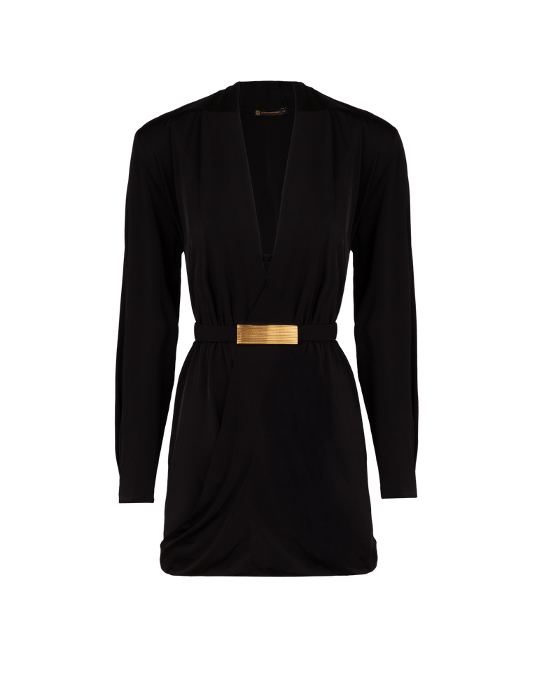 Rosana Short Dress - Black