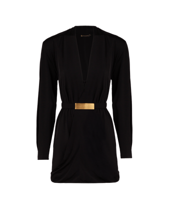 Rosana Short Dress - Black