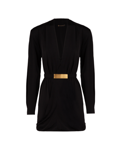 paula drape mini dress Women's Vix Paula Hermanny Rosana Short Dress - Black