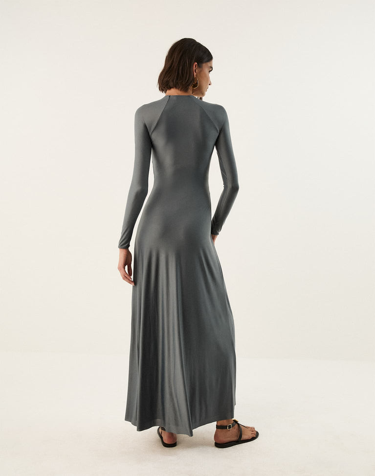 Joanne Long Dress - Underwater XS