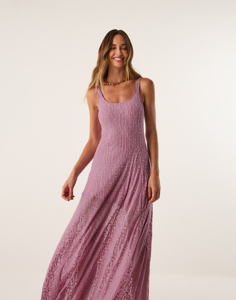 anora floral tiered maxi dress Anora Long Dress