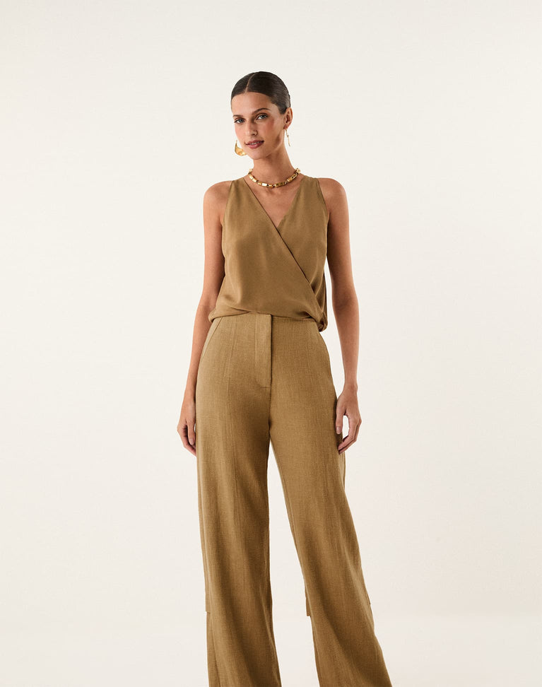 Bruna Pants - Driftwood XS