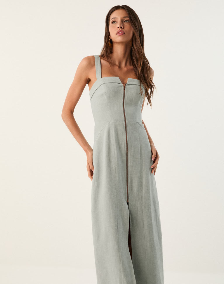 Bruna Midi Dress - Crystaline XS