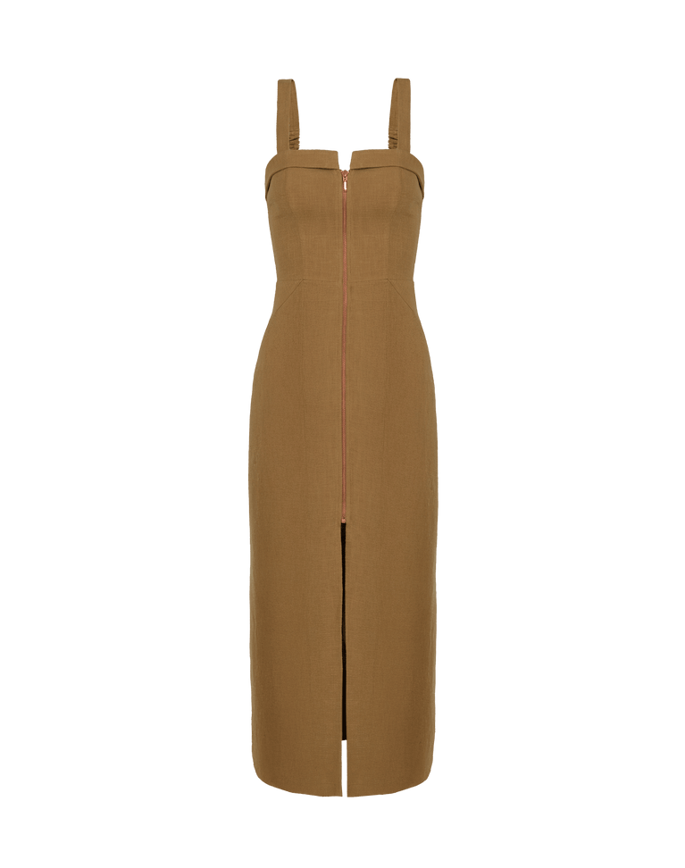 Bruna Midi Dress - Driftwood XS