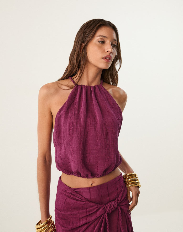 Thalia Blouse - Lure XS