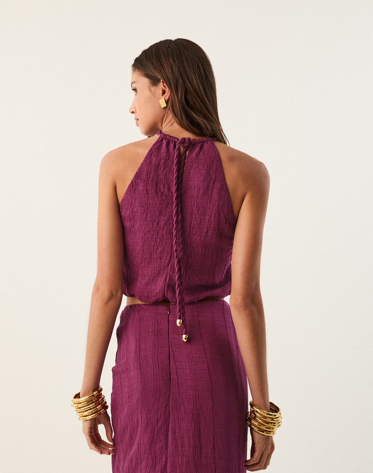 Thalia Blouse - Lure XS