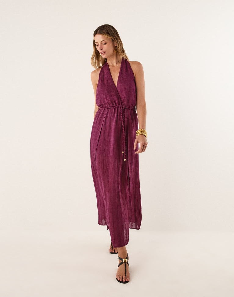 Talita Midi Dress - Lure XS