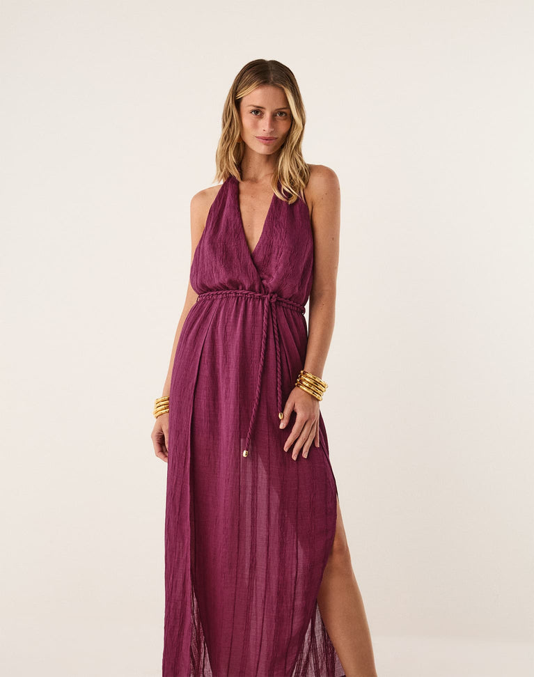 Talita Midi Dress - Lure XS
