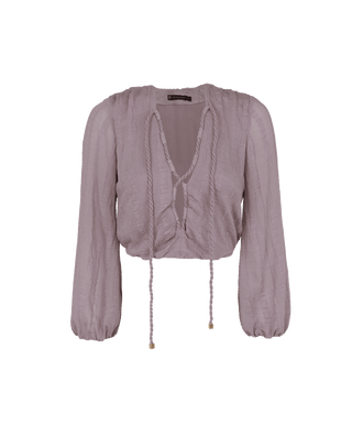 Ino Long Sleeve Blouse - Zeal XS