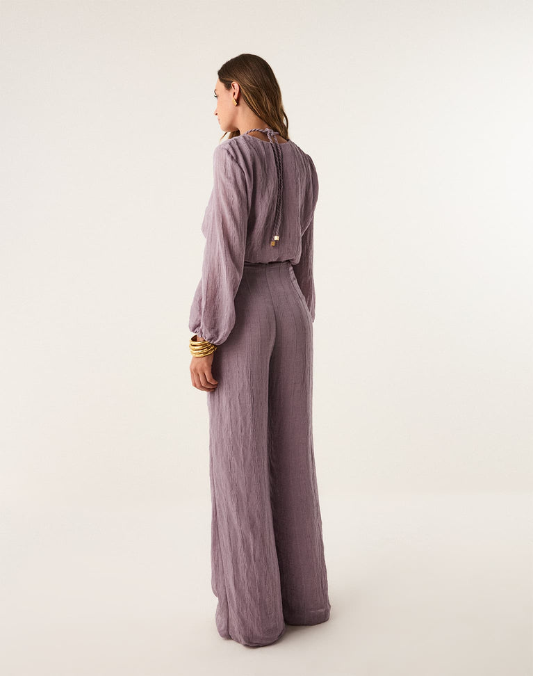 Ino Long Sleeve Blouse - Zeal XS