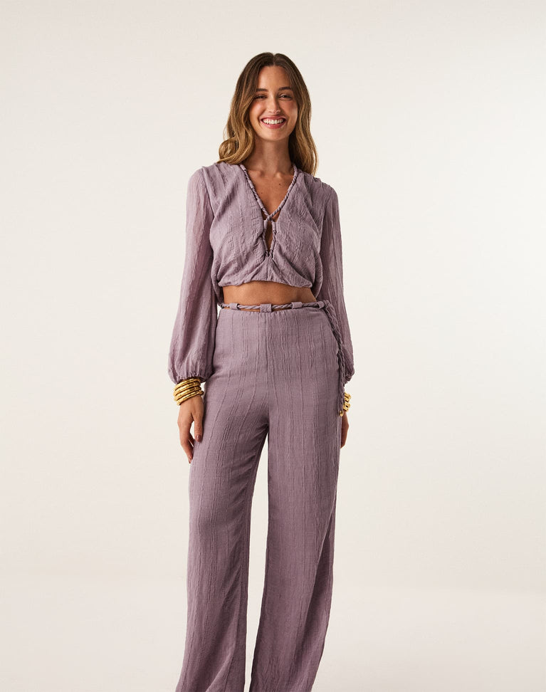 Ino Long Sleeve Blouse - Zeal XS