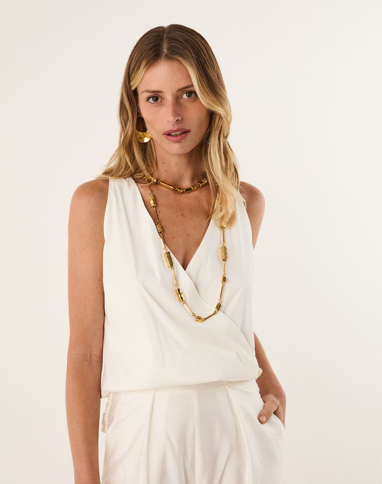 Zoey Blouse - Off White XS