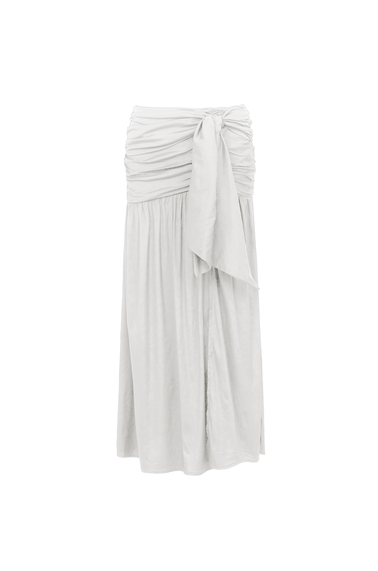 Zoe Long Skirt - Off White XS