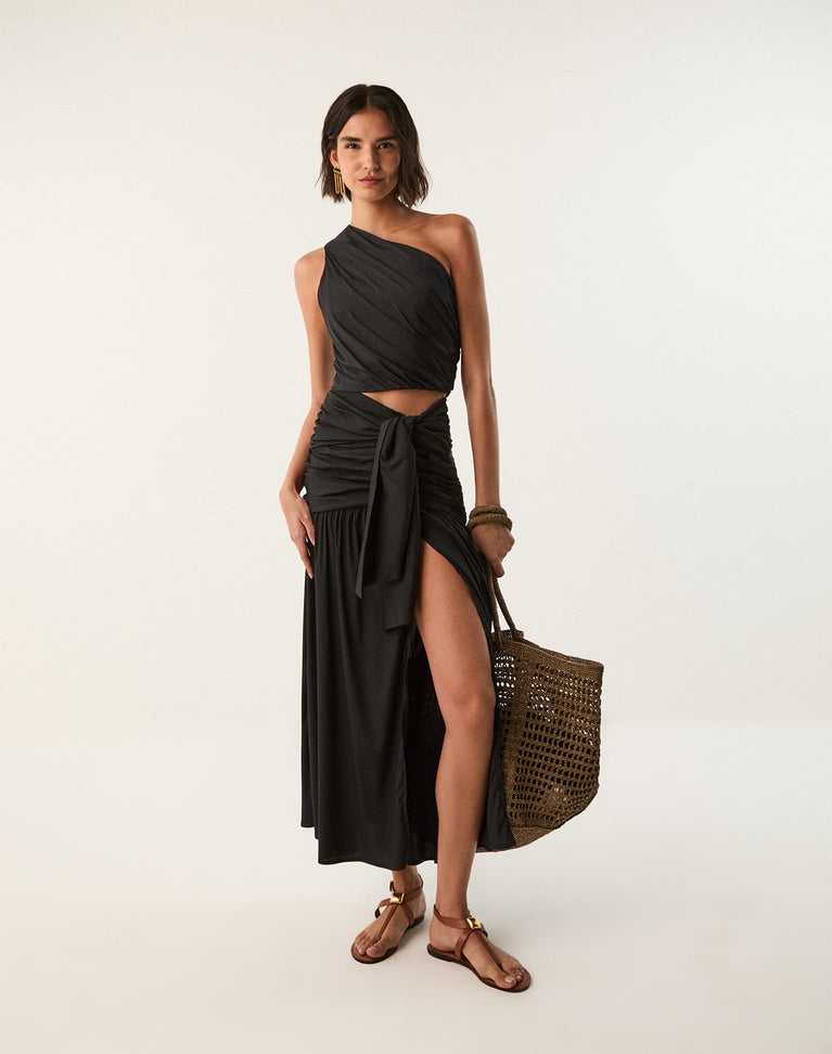 Zoe Long Skirt - Black XS