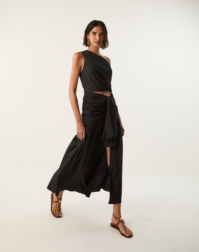 Zoe Long Skirt - Black XS
