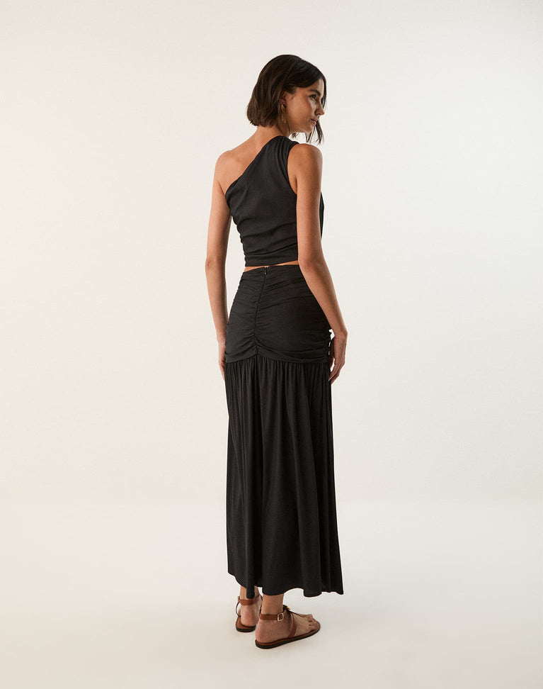 Zoe Long Skirt - Black XS