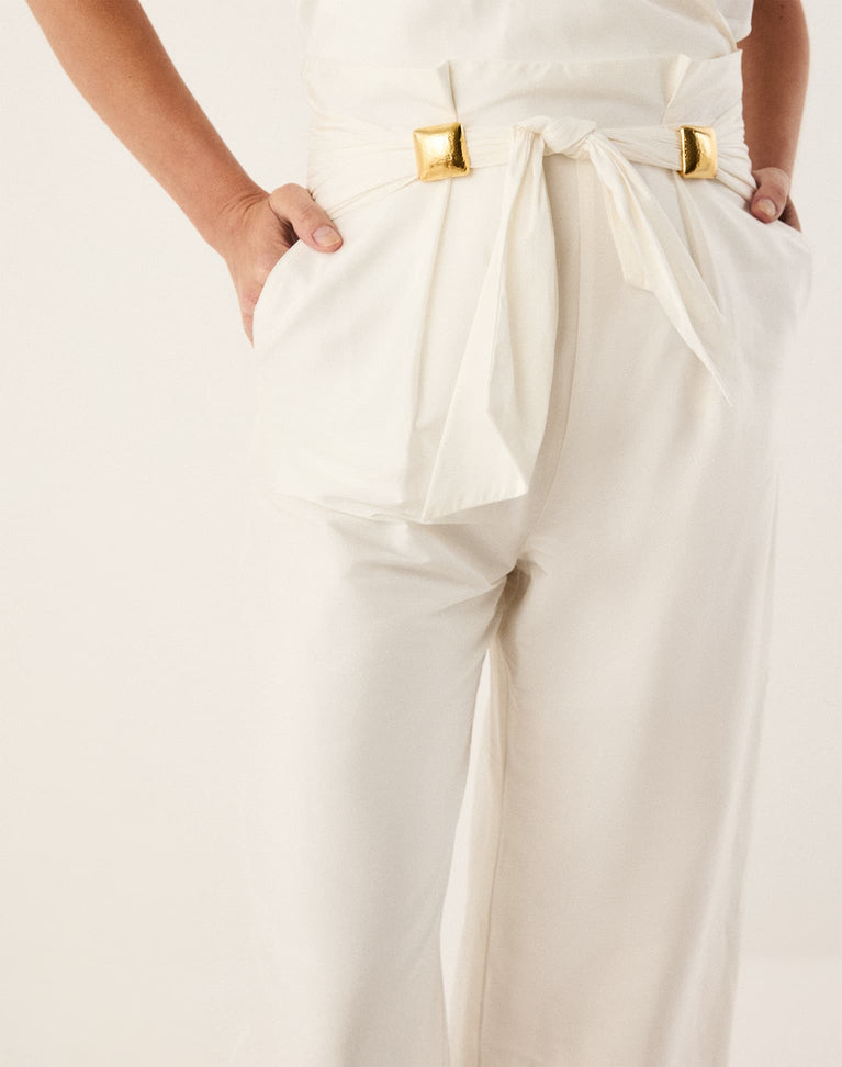 Domenique Pants - Off White XS