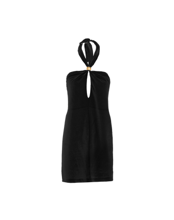 Aster Short Dress - Black