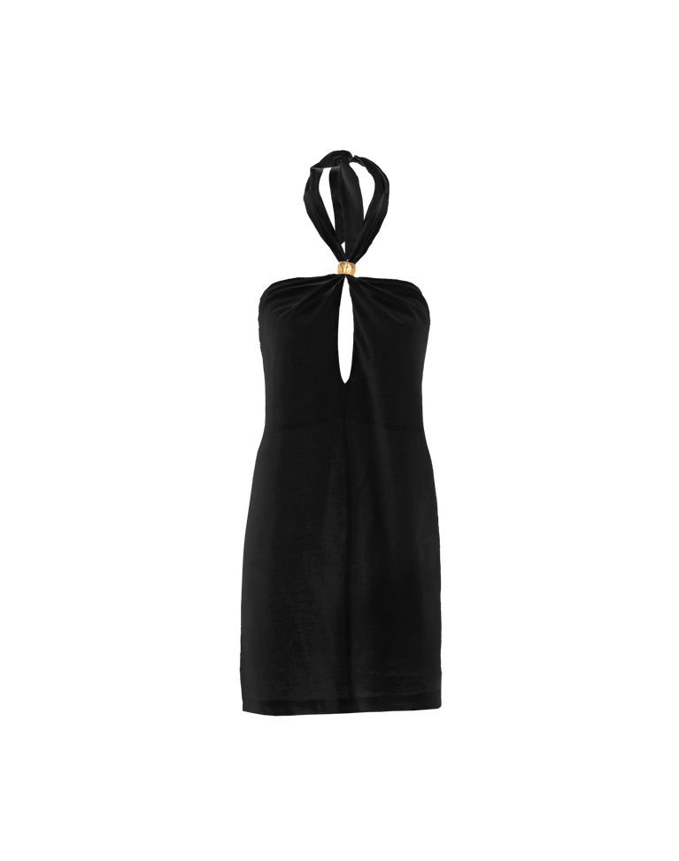 Aster Short Dress - Black XS