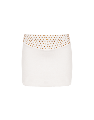 Firenze Kev Mini Skirt - White XS