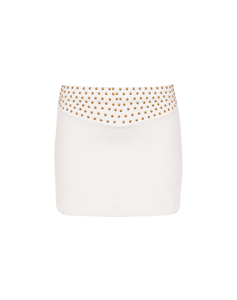 Firenze Kev Mini Skirt - White XS
