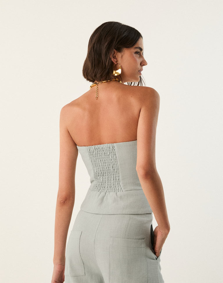 Bruna Strapless Top - Crystaline XS