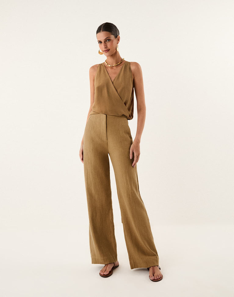Wrap Top - Driftwood XS