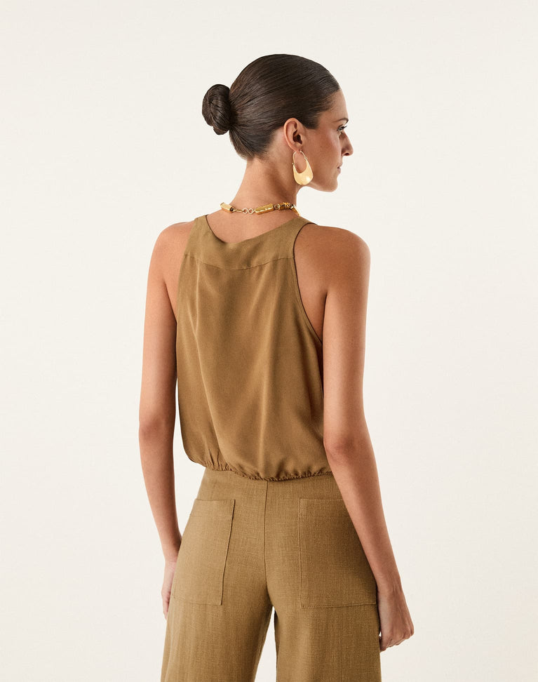 Wrap Top - Driftwood XS