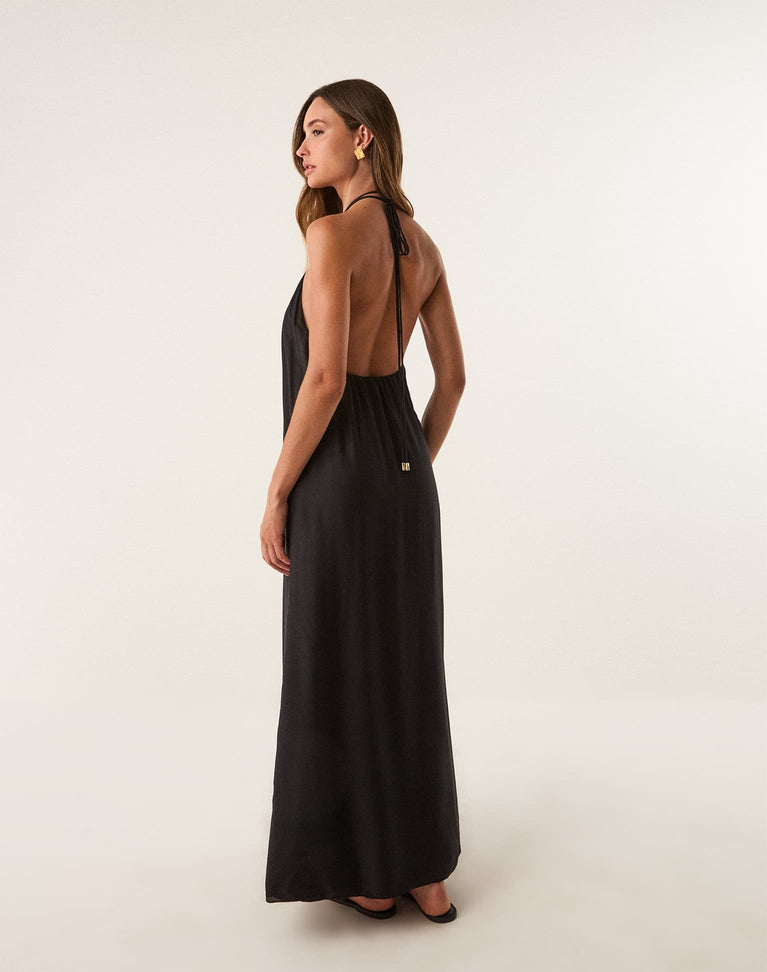 Chiara Long Dress - Black XS