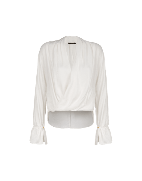 Rosie Long Sleeve Blouse - Off White