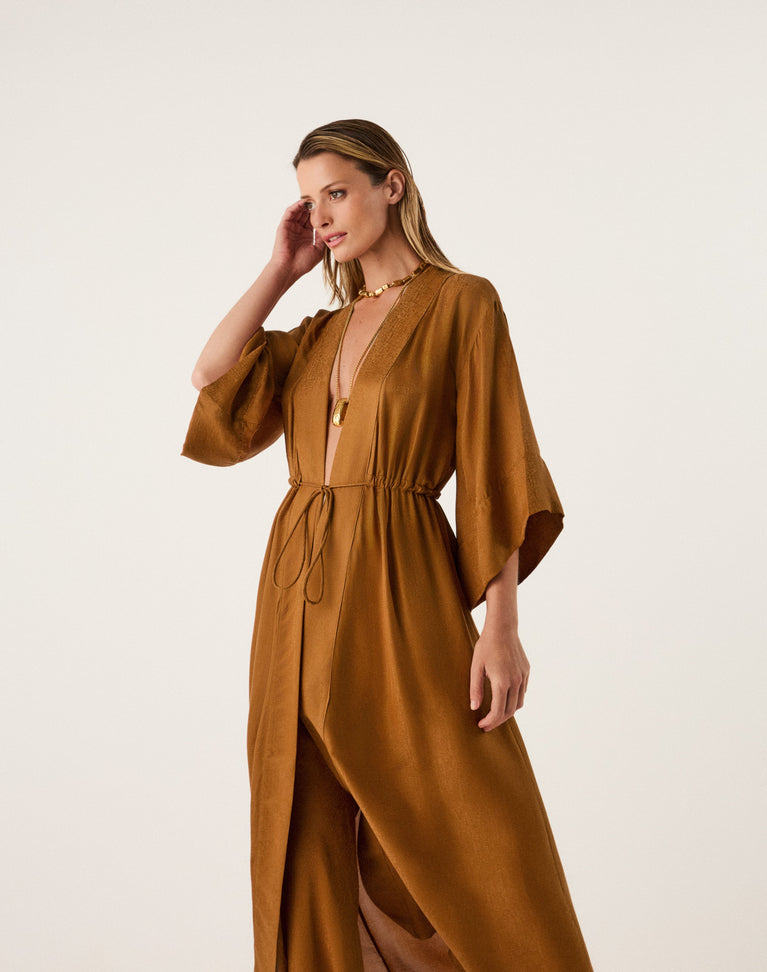 Rosie Kimono - Praline XS