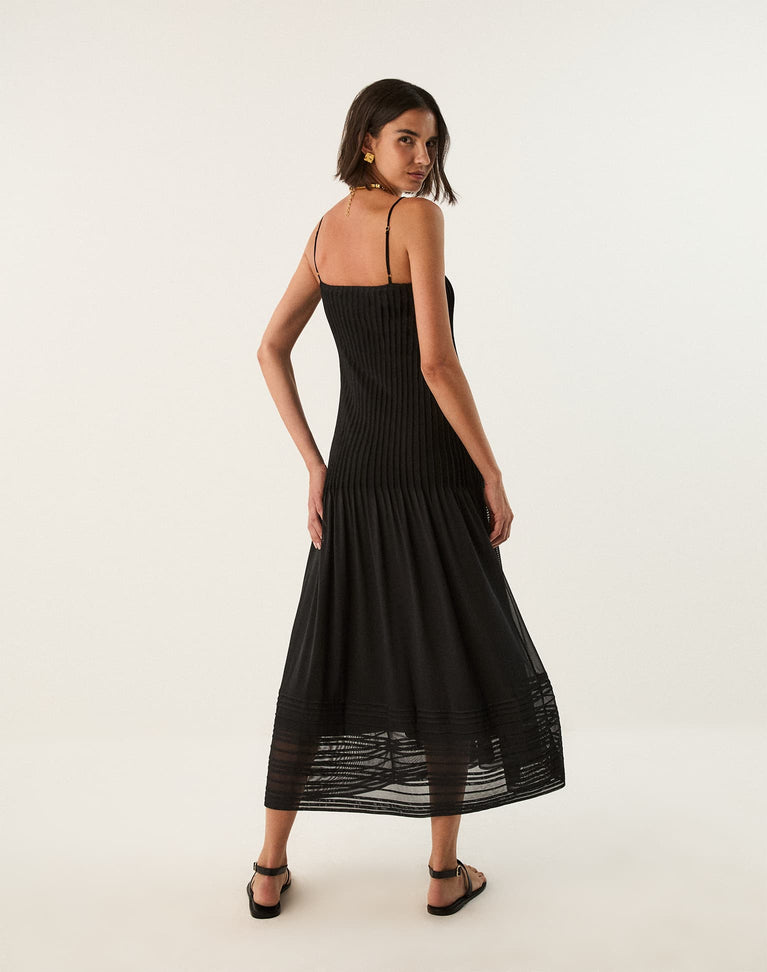 Eva Long Dress - Black XS