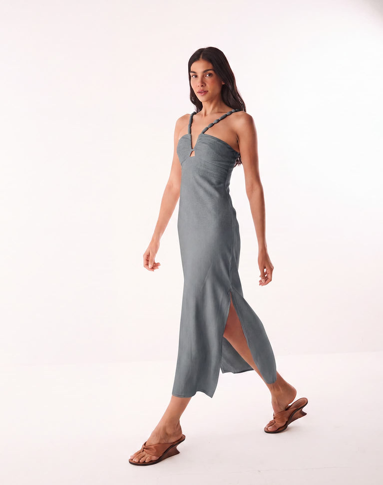 Renda Midi Dress - Underwater