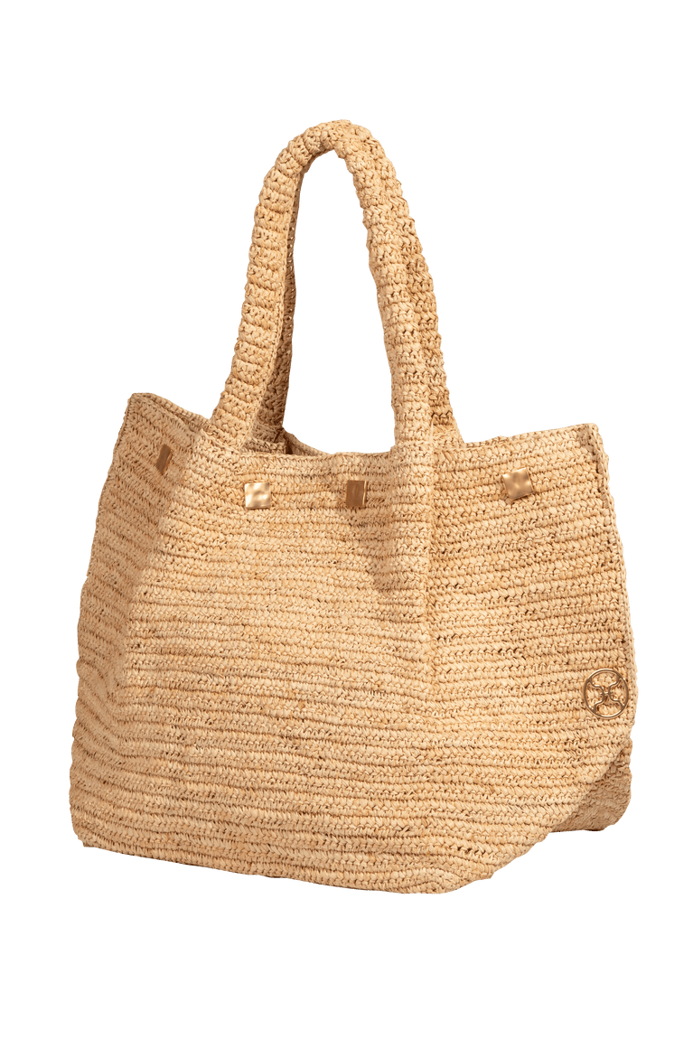 Beach Detail Bag - Natural O/S