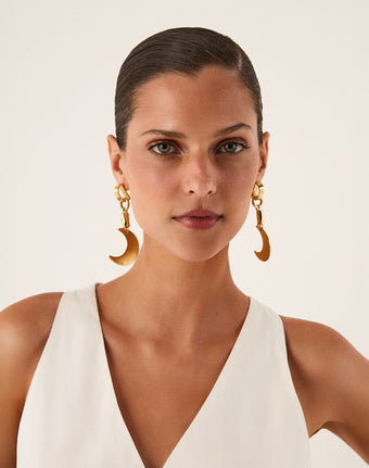 Blume Earrings - Gold