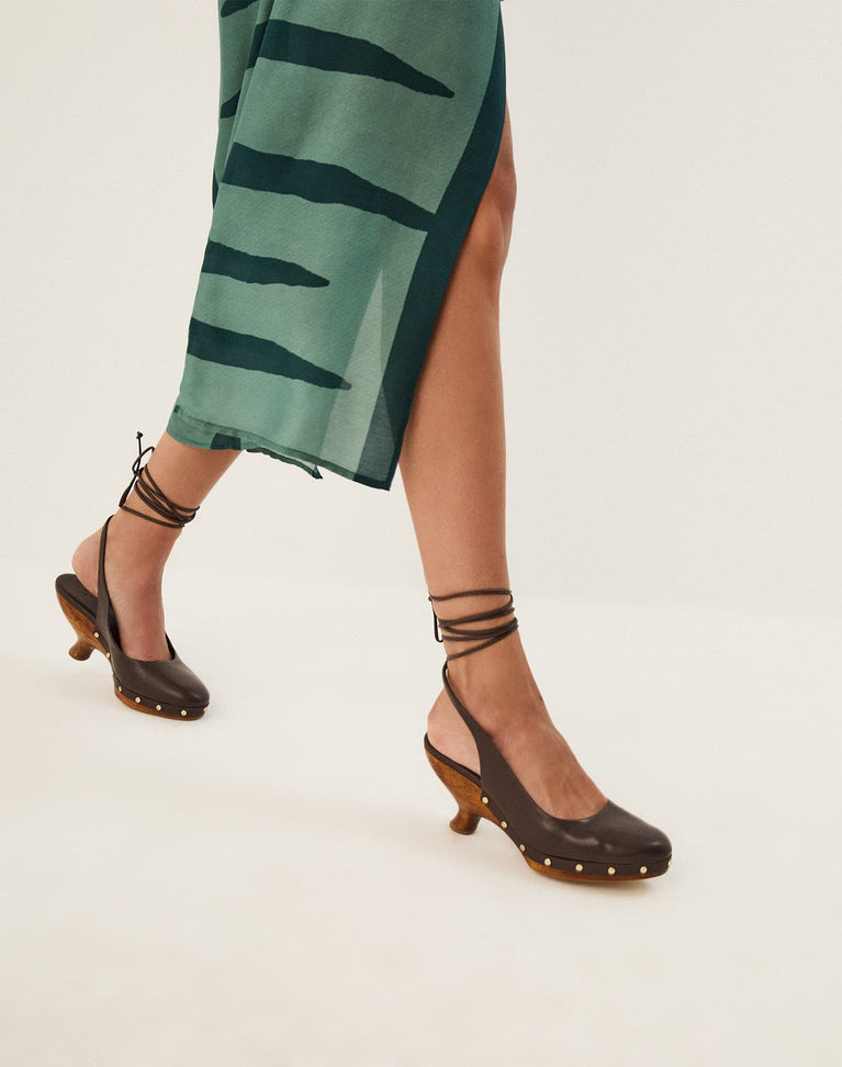 Fiona Sandals - Coffee 6