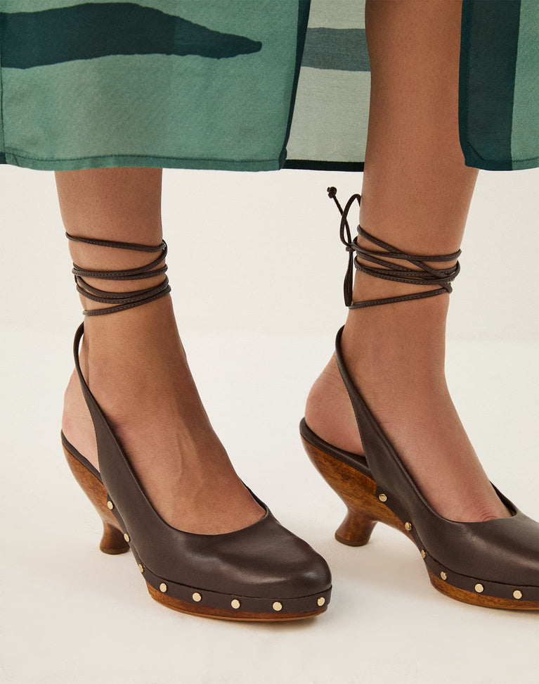 Fiona Sandals - Coffee 6